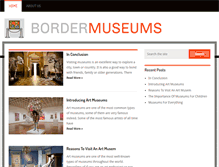 Tablet Screenshot of bordermuseums.ie